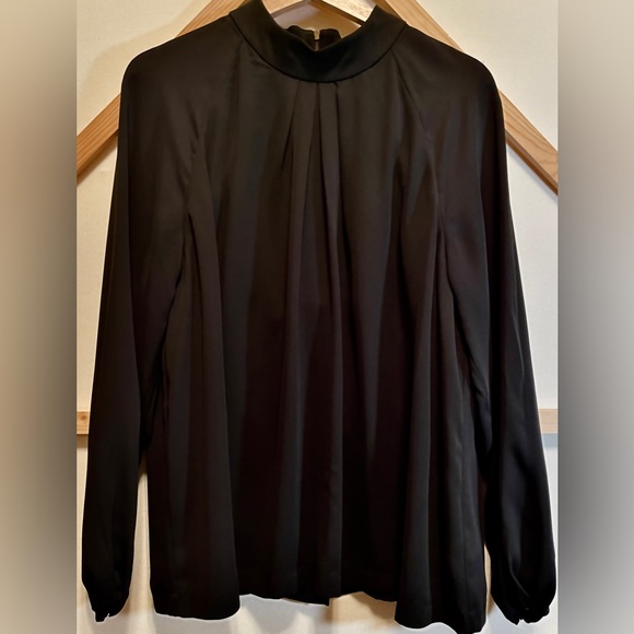 Robert Rodriguez Illusion Open Back Black Blouse Sz L - Picture 2 of 11